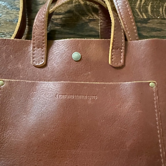 Portland Leather Goods 'Almost Perfect' Mini Crossbody - Nutmeg/Classic - Picture 5 of 5
